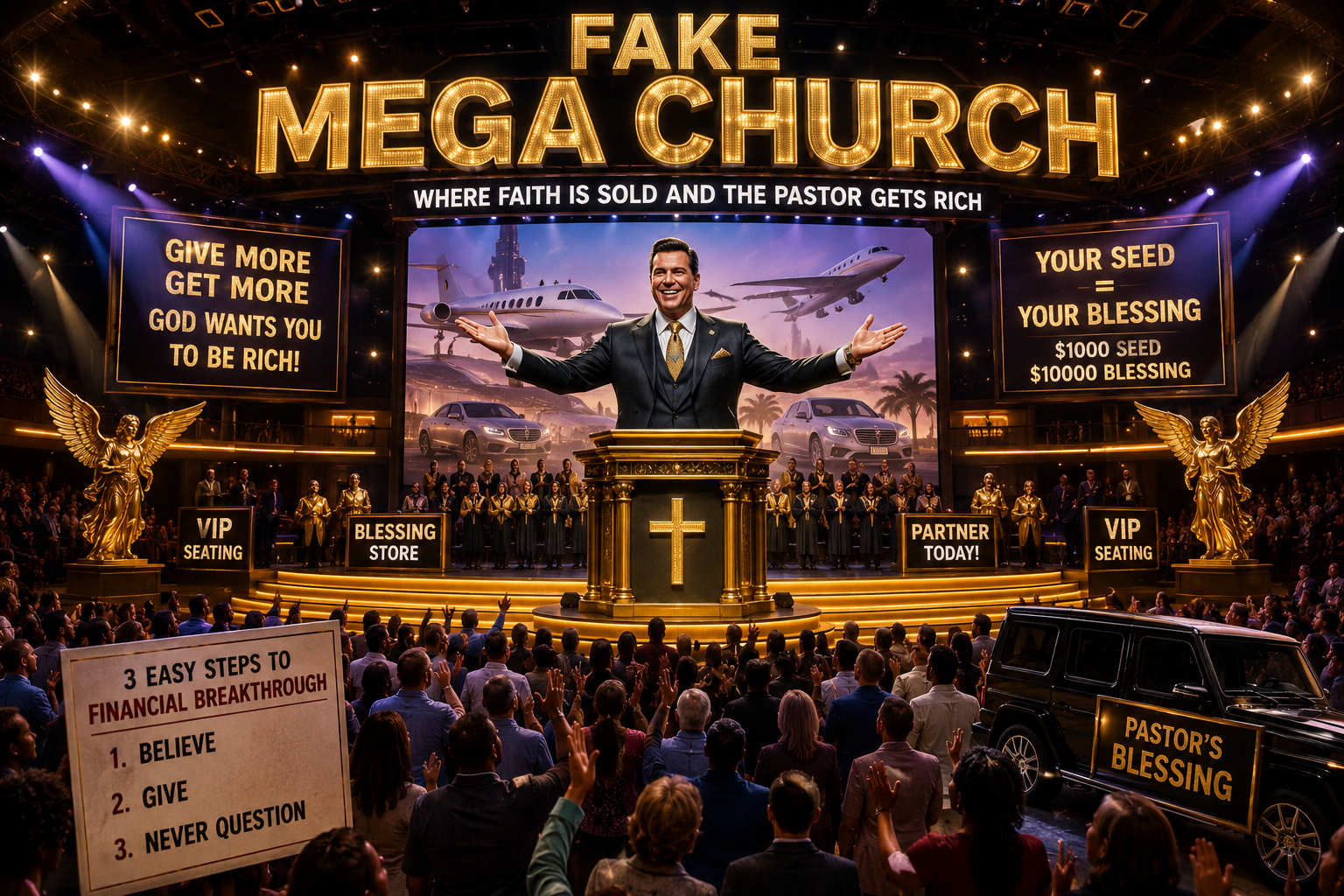 FAKE CHURCH illustration — Mennonite blog post on church planting